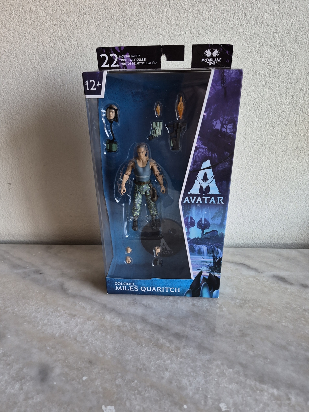 McFarlane Toys Avatar Colonel Miles Quaritch 7" Action Figure w/ Accessories